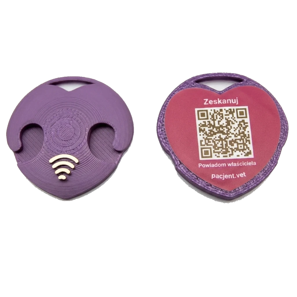 Identyfikator NFC i adresatka QR Pacjent.vet